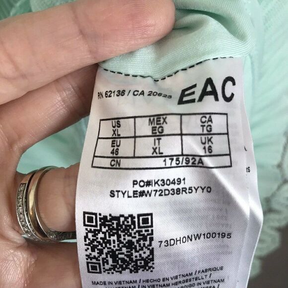 Guess spaghetti strap Vita Ruffled Romper in Fair Aqua - Picture 5 of 12